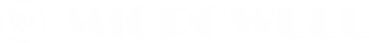 Logo microwell biele