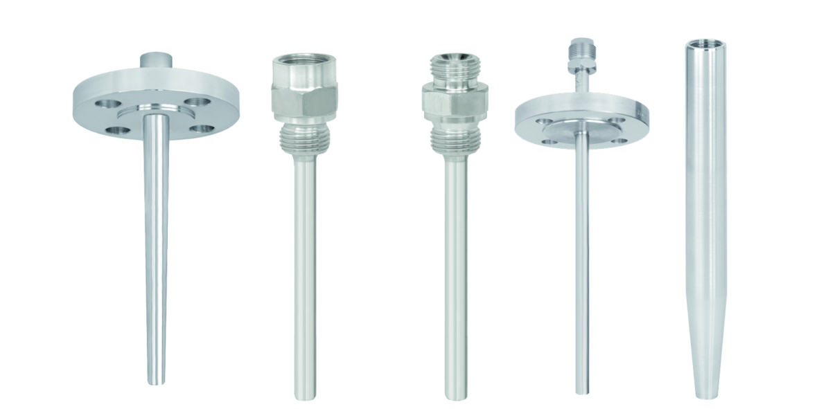 Teplomerné jímky WIKA, KROHNE