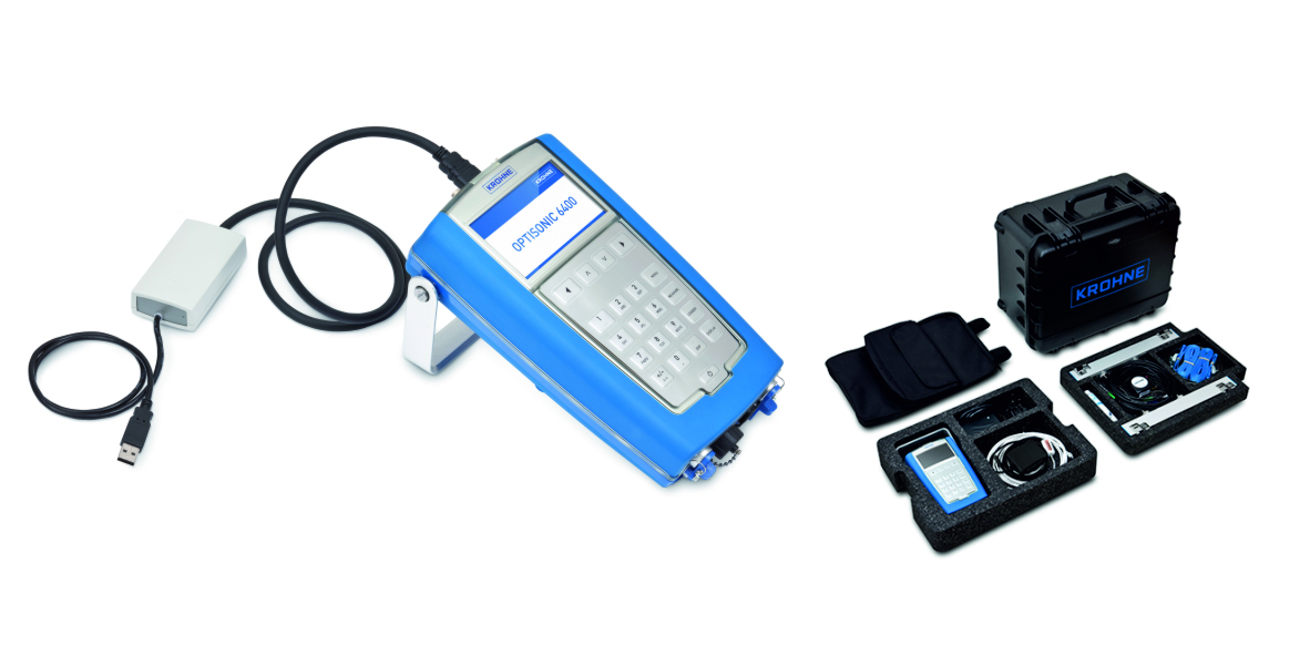 Prenosný ultrazvukový prietokomer KROHNE OPTISONIC 6000 P