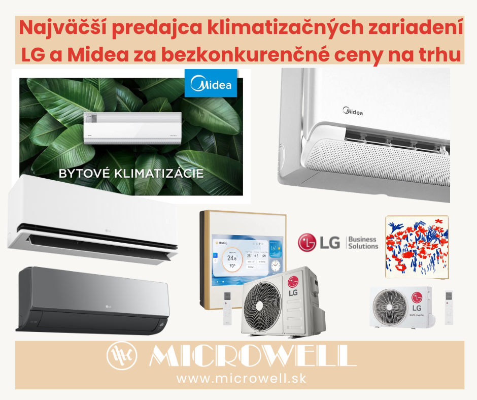 Najväčší predajca klimatizácií Midea v SR a ČR